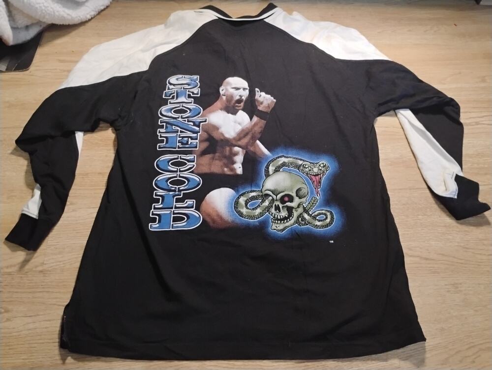 Stone Cold Steve Austin Long Sleeve Shirt XL Vintage WWE WWF WCW Wrestling